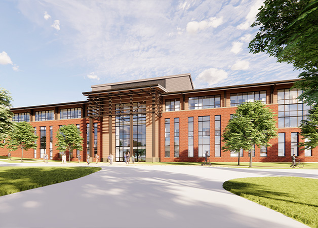 Clemson University officials at groundbreaking press conference