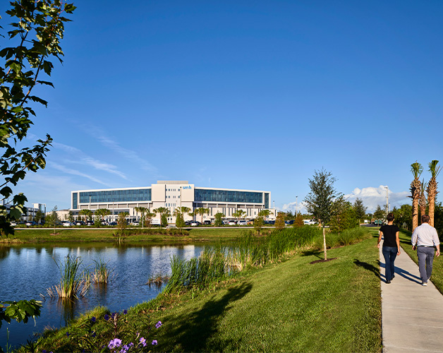 Sarasota Memorial Hospital - Venice Exterior Landscaping and Walking Paths