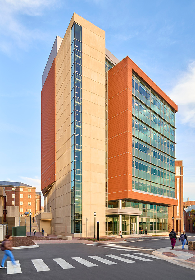 University of North Carolina - School of Medicine, Roper Hall: exterior street view