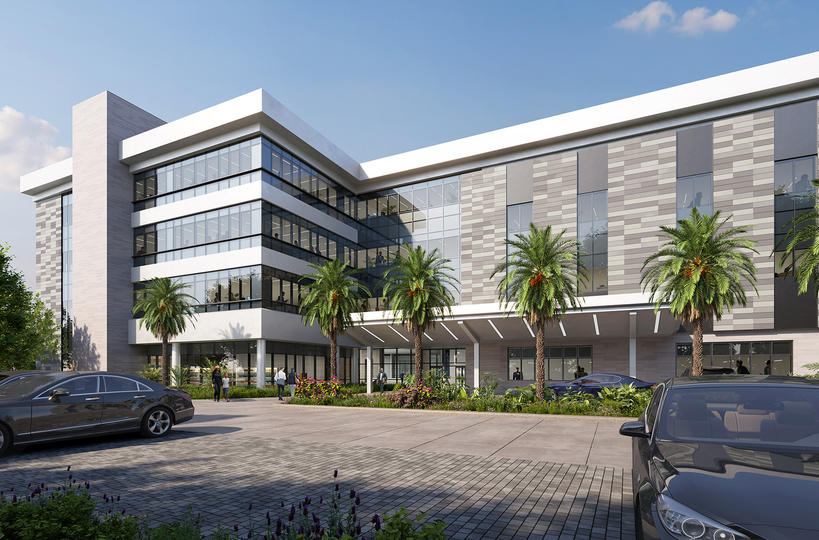 Virgin Islands Department of Health - Donna M. Christian-Christensen MD Department of Public Health Facility: Exterior rendering