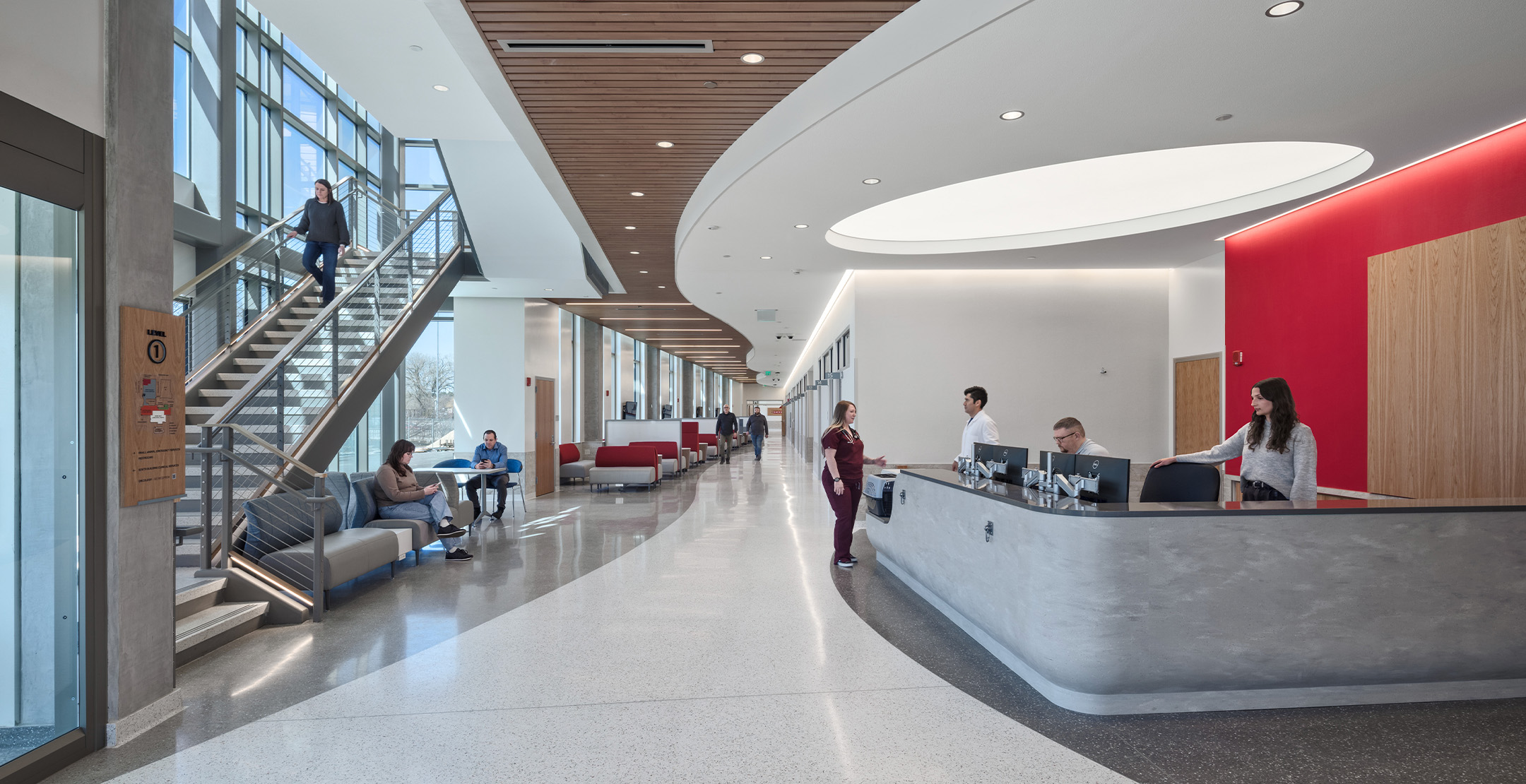 University of Wisconsin - Madison - School of Veterinary Medicine Addition and Renovation: Small Animal Clinic Reception Area